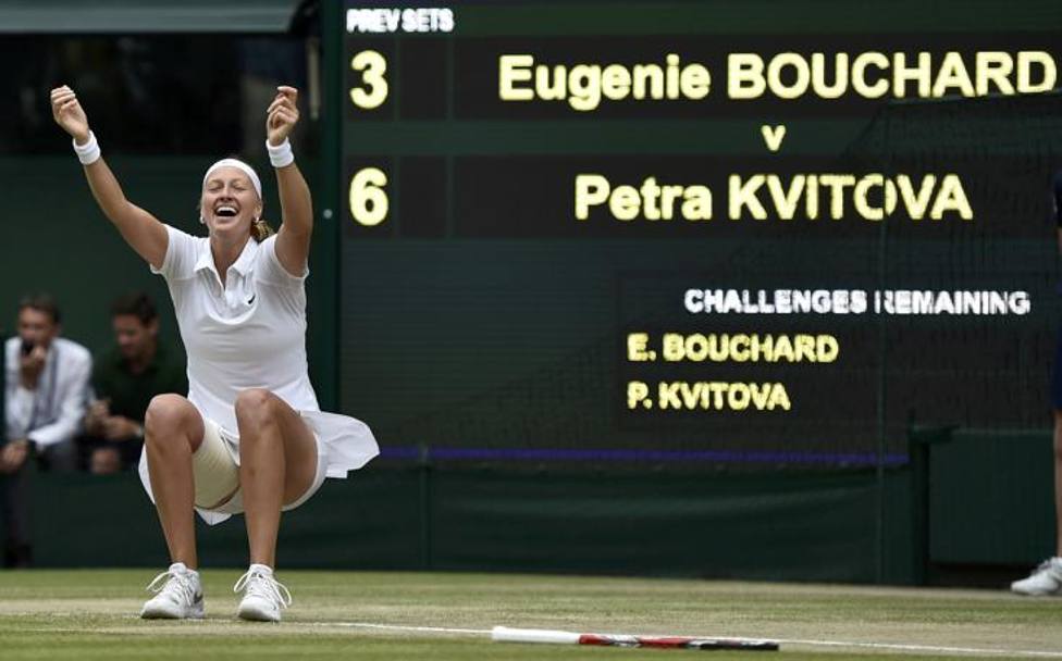 Petra Kvitova ha vinto per la seconda volta in carriera il torneo di Wimbledon. Reuters